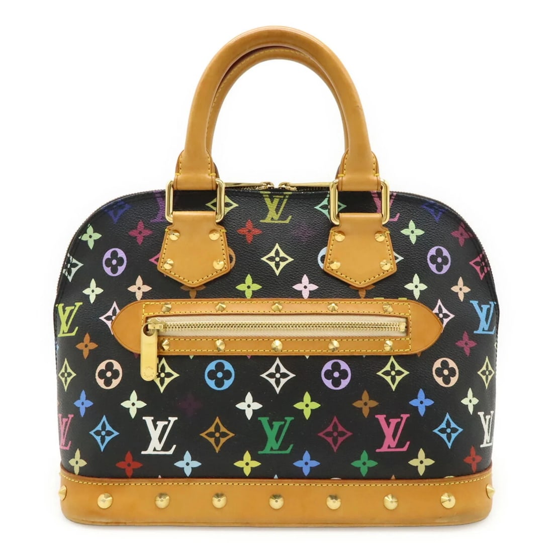 LOUIS VUITTON MONOGRAM MULTICOLOR ALMA HANDBAG: LOUIS VUITTON Monogram Multicolor Alma Handbag Brand: Louis Vuitton Type/Style: Handbag Material: Monogram , Canvas , PVC , Coated canvas Color: Noir Size: (HxWxD)23.5cm x 30.5cm x 16cm / 9.25'' x 12'
