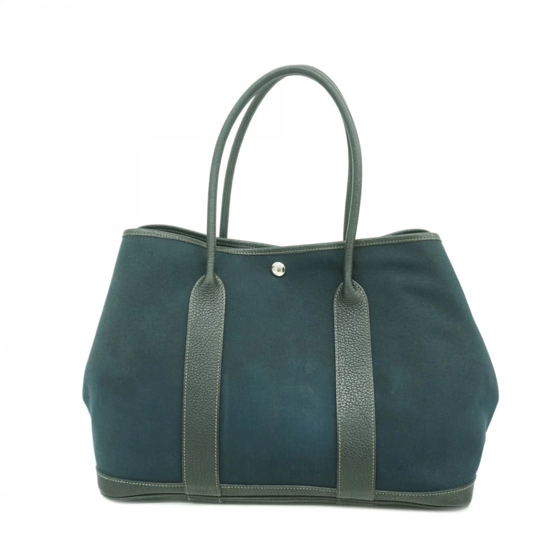 HERMES GARDEN PM TOTE BAG, TOILE OFFICIER, BLACK,: Hermes Garden PM Tote Bag, Toile Officier, Black, Brand: Hermes Type/Style: Tote bag Material: Toile Officier Color: Black Size: (HxWxD)27cm x 36.5cm x 17.5cm / 10.62'' x 14.37'' x 6.88'' Accessor