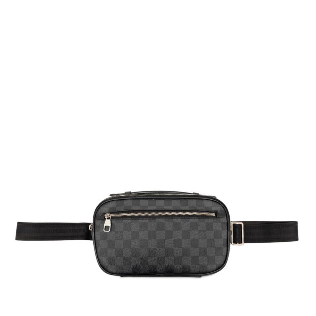 LOUIS VUITTON DAMIER GRAPHITE AMBLER BODY BAG WAIST BLACK GRAY: Louis Vuitton Damier Graphite Ambler Body Bag Waist Black Gray Brand: Louis Vuitton Type/Style: Fanny pack, Sling bag Material: PVC,Leather Color: Black,Gray Size: (HxWxD)14cm x 19cm x 5cm / 5.51'' x 