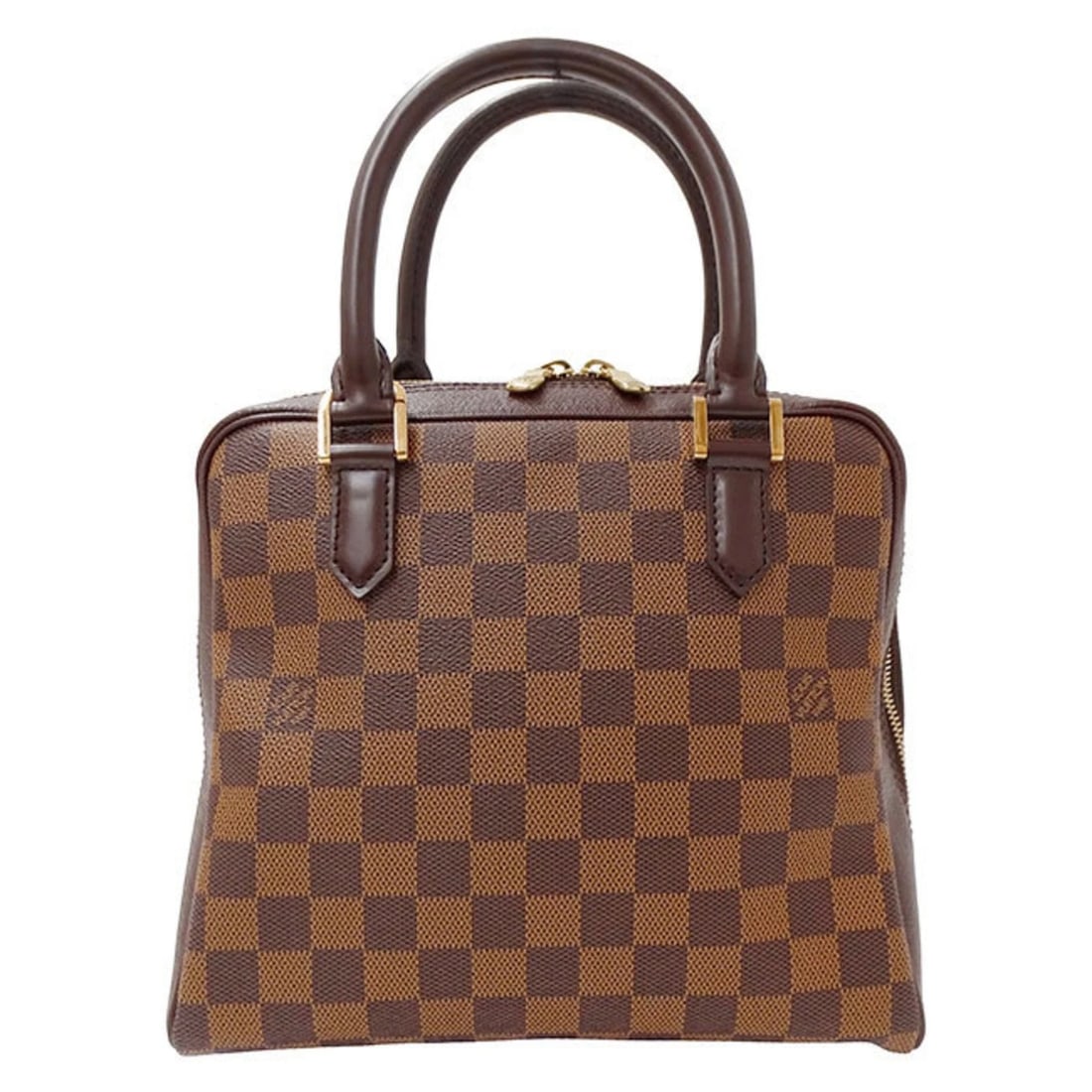 LOUIS VUITTON BRAND HANDBAG DAMIER CANVAS BRERA EBENE BROWN (1 of 4)