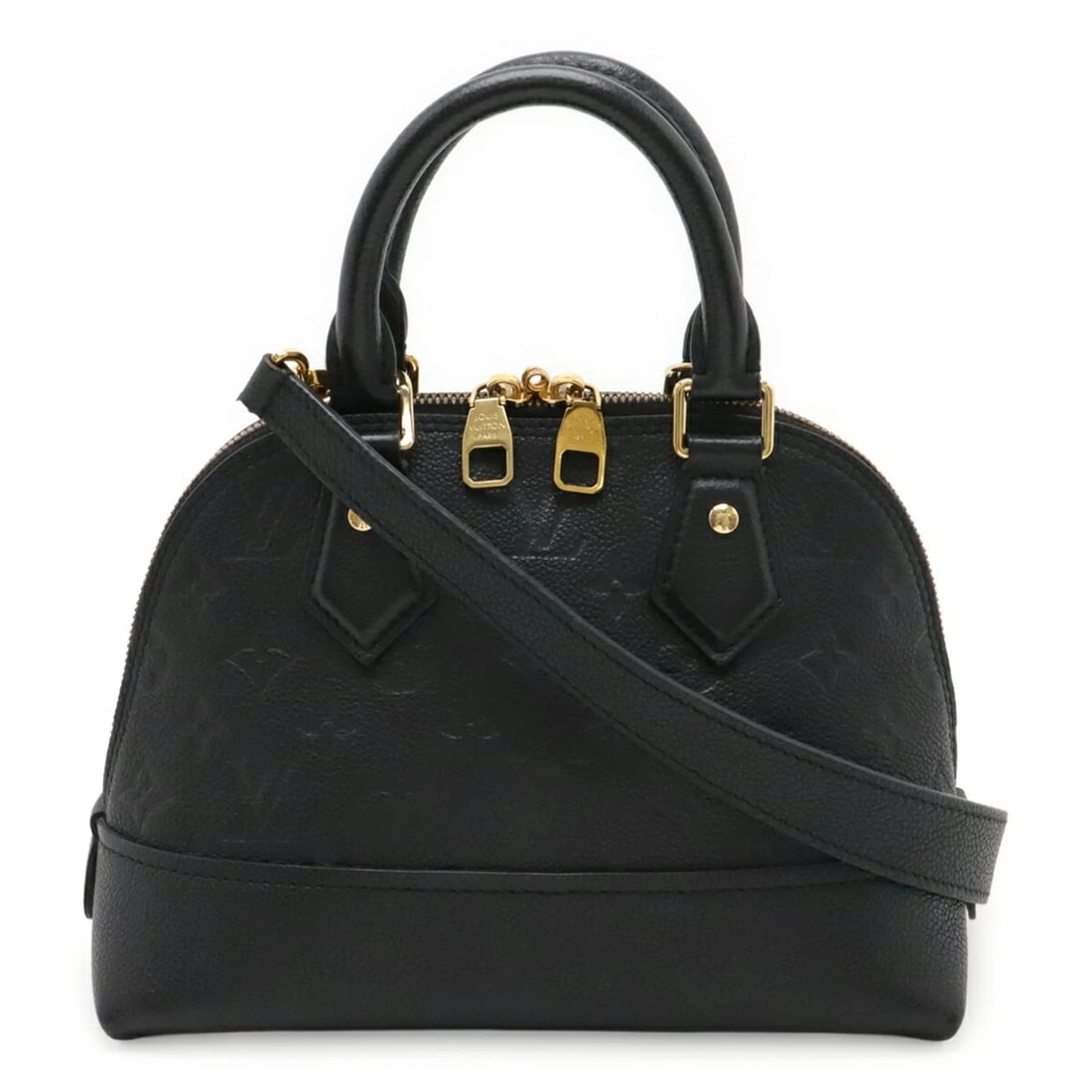 LOUIS VUITTON MONOGRAM EMPREINTE NEO ALMA BB HANDBAG: LOUIS VUITTON Monogram Empreinte Neo Alma BB Handbag Brand: Louis Vuitton Type/Style: Handbag, Shoulder bag Material: Monogram Empreinte Color: Black,Noir Size: (HxWxD)18cm x 23.5cm x 11cm / 7.08'' x 