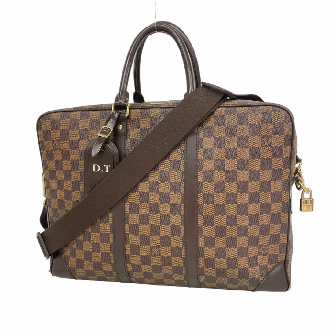 LOUIS VUITTON DAMIER PORTEDOCUMENTS VOYAGE GM BAG EBENE: Louis Vuitton Damier Portedocuments Voyage GM Bag Ebene Brand: Louis Vuitton Type/Style: Briefcase Material: None Color: Ebene Size: (HxWxD)31cm x 41.5cm x 12.5cm / 12.2'' x 16.33'' x 4.92'' Acces
