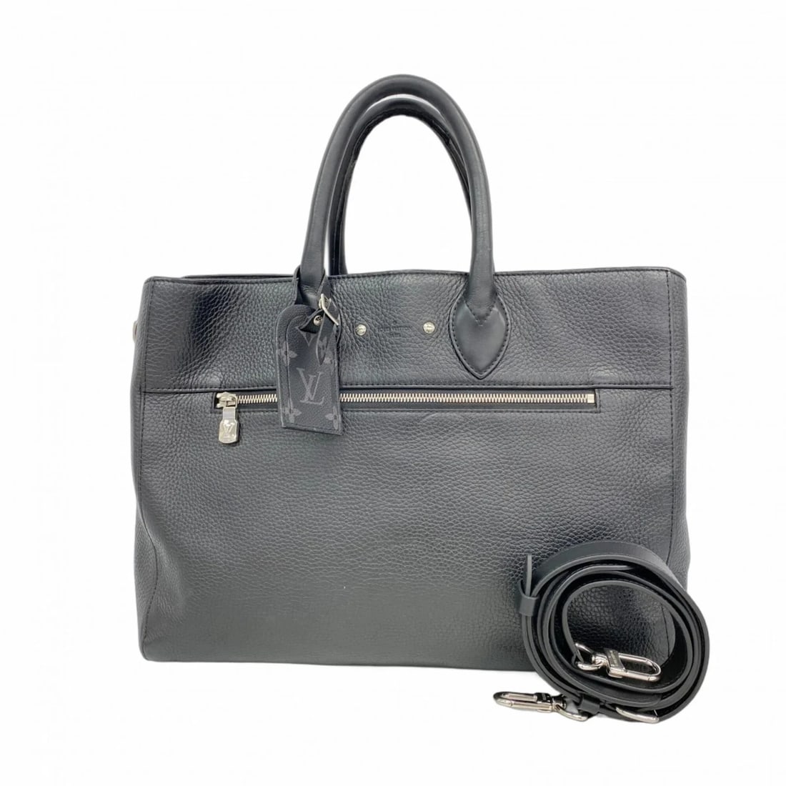 LOUIS VUITTON TAURILLON CABAS BAG BLACK 2-WAY BAG FOR MEN (1 of 4)