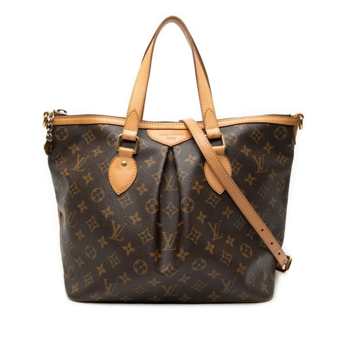 LOUIS VUITTON MONOGRAM PALERMO PM HANDBAG SHOULDER BAG 2WAY: Louis Vuitton Monogram Palermo PM Handbag Shoulder Bag 2WAY Brand: Louis Vuitton Type/Style: Handbag, Shoulder bag Material: Monogram Color: Brown,Monogram Size: (HxWxD)28cm x 29cm x 15cm / 11.02'' x