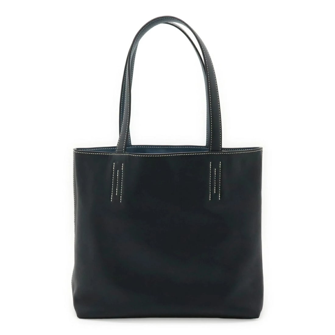 HERMES DOUBLE SENS 28 TOTE BAG, REVERSIBLE, VEAU SIKKIM LEATHER: HERMES Double Sens 28 Tote Bag, Reversible, Veau Sikkim Leather Brand: Hermes Type/Style: Tote bag Material: Leather Color: Blue,Navy Size: (HxWxD)26cm x 33cm x 9.5cm / 10.23'' x 12.99'' x 3.74''