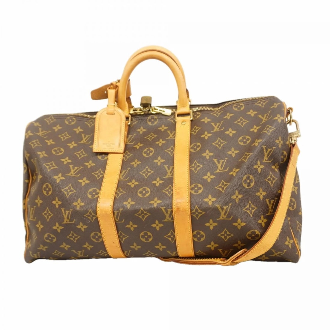 LOUIS VUITTON BAGS - BOSTON MONOGRAM KEEPALL BANDOULIERE 45: Louis Vuitton Bags - Boston Monogram Keepall Bandouliere 45 Brand: Louis Vuitton Type/Style: Boston bag Material: None Color: Brown Size: (HxWxD)26.5cm x 46cm x 21cm / 10.43'' x 18.11'' x 8.26'' A