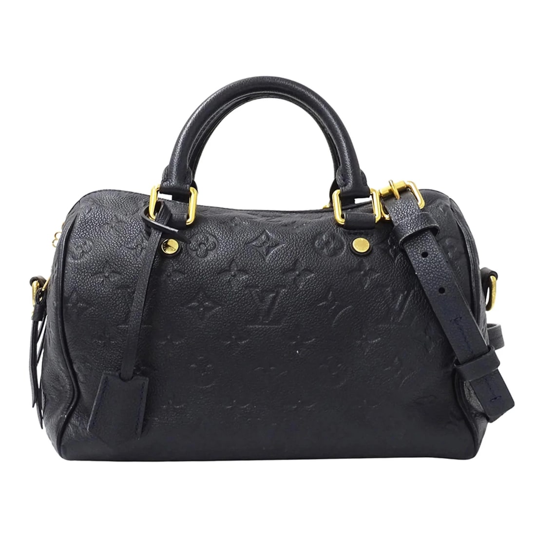 LOUIS VUITTON MONOGRAM EMPREINTE HANDBAG: LOUIS VUITTON Monogram Empreinte Handbag Brand: Louis Vuitton Type/Style: Handbag, Shoulder bag Material: Monogram Empreinte Color: Infini,Navy Size: (HxWxD)18cm x 26.5cm x 15cm / 7.08'' x 10.43'' x 5