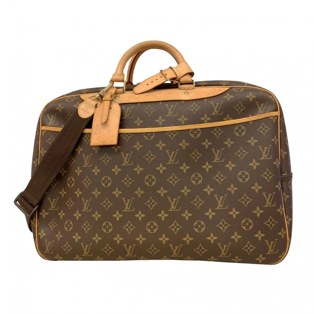 LOUIS VUITTON BAG - BOSTON MONOGRAM ALIZE 24H BROWN (1 of 4)