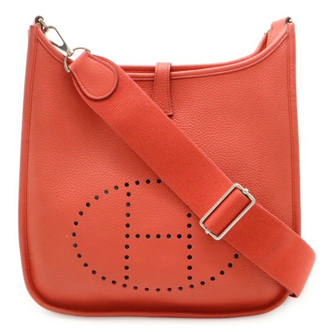 HERMES EVELYN 3 III PM SHOULDER BAG IN TAURILLON CLEMENCE LEATHER: HERMES Evelyn 3 III PM Shoulder Bag in Taurillon Clemence Leather Brand: Hermes Type/Style: Shoulder bag Material: Taurillon clemence leather Color: Bougainvillier, Pink Size: (HxWxD)27.5cm x 28cm x 8