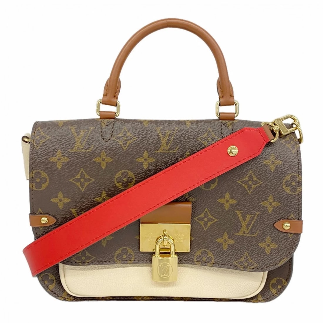 LOUIS VUITTON MONOGRAM VAUGIRARD PM HANDBAG CREAM 2-WAY BAG: Louis Vuitton Monogram Vaugirard PM Handbag Cream 2-way bag Brand: Louis Vuitton Type/Style: Handbag Material: None Color: Cream Size: (HxWxD)20cm x 26cm x 9cm / 7.87'' x 10.23'' x 3.54'' Accessor