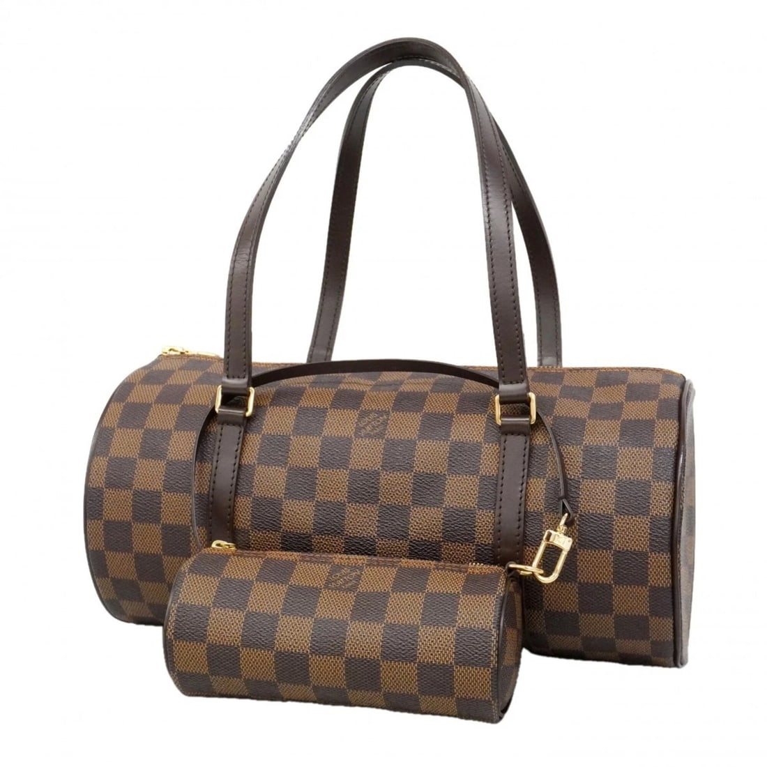 LOUIS VUITTON DAMIER PAPILLON 30 HANDBAG EBENE: Louis Vuitton Damier Papillon 30 Handbag Ebene Brand: Louis Vuitton Type/Style: Handbag Material: None Color: Ebene Size: (HxWxD)15cm x 30.5cm x 15cm / 5.9'' x 12'' x 5.9'' Accessories: None <