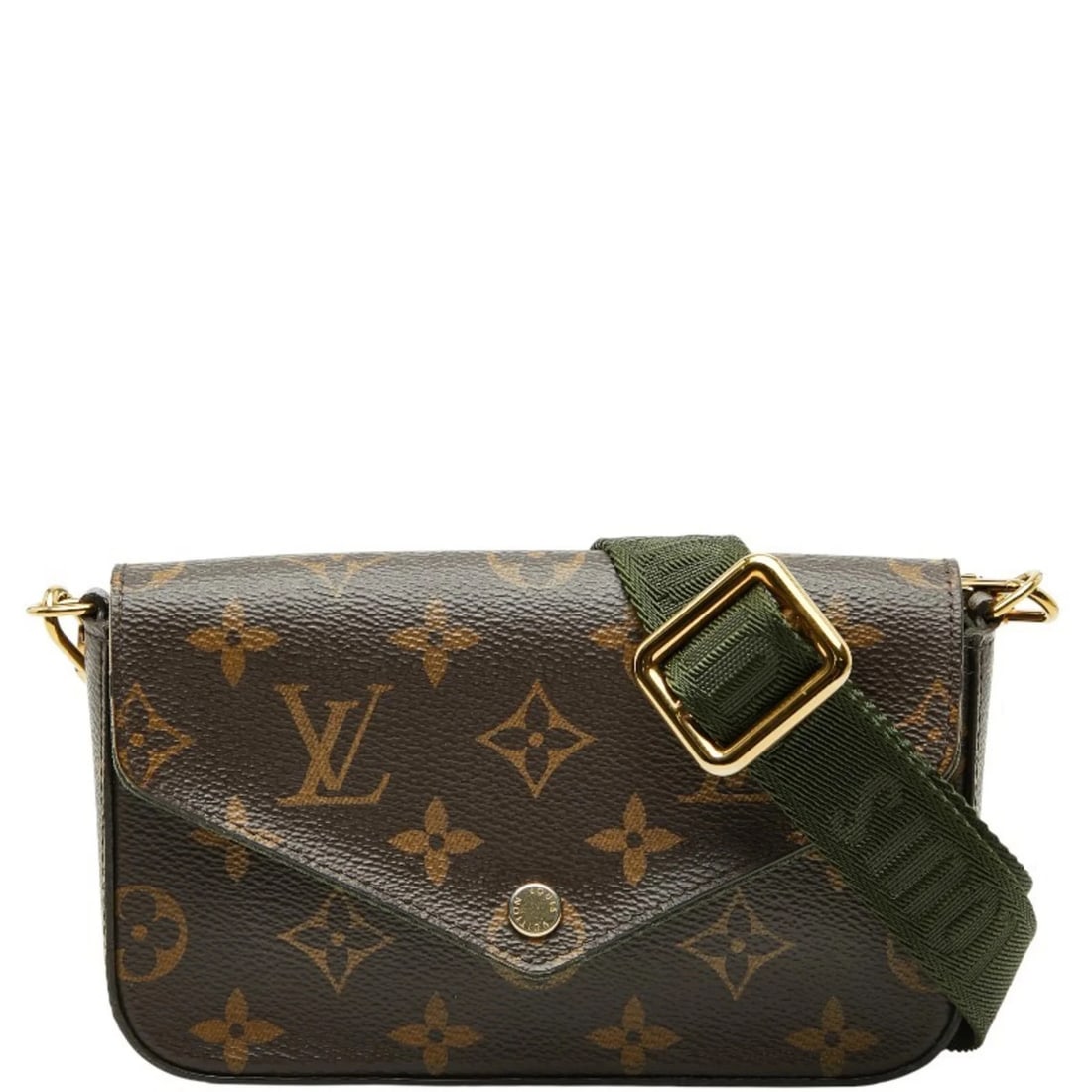 LOUIS VUITTON MONOGRAM MULTI POCHETTE FELICIE CROSSBODY: Louis Vuitton Monogram Multi Pochette Felicie Crossbody Brand: Louis Vuitton Type/Style: Pochette, Pouch, Shoulder bag Material: PVC,Leather Color: Brown Size: (HxWxD)10cm x 17cm x 3.5cm / 3.93'' x 6.