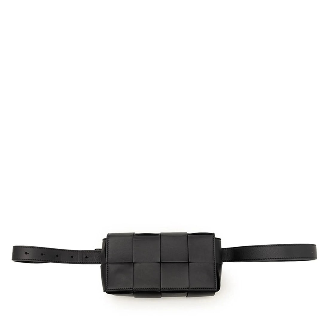 BOTTEGA VENETA MAXI INTRECCIATO CASSETTE BELT BAG BODY BLACK: Bottega Veneta Maxi Intrecciato Cassette Belt Bag Body Black Brand: Bottega Veneta Type/Style: Fanny pack Material: Leather Color: Black Size: (HxWxD)9cm x 18cm x 4.5cm / 3.54'' x 7.08'' x 1.77''