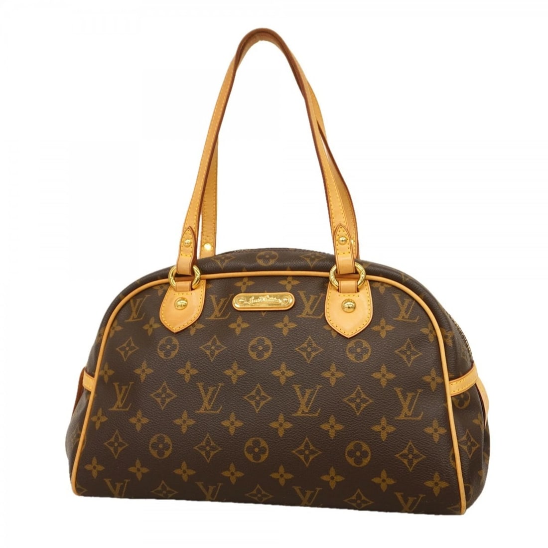 LOUIS VUITTON MONOGRAM MONTORGUEIL PM HANDBAG BROWN: Louis Vuitton Monogram Montorgueil PM Handbag Brown Brand: Louis Vuitton Type/Style: Handbag Material: None Color: Brown Size: (HxWxD)20cm x 32cm x 15cm / 7.87'' x 12.59'' x 5.9'' Accessories: Non