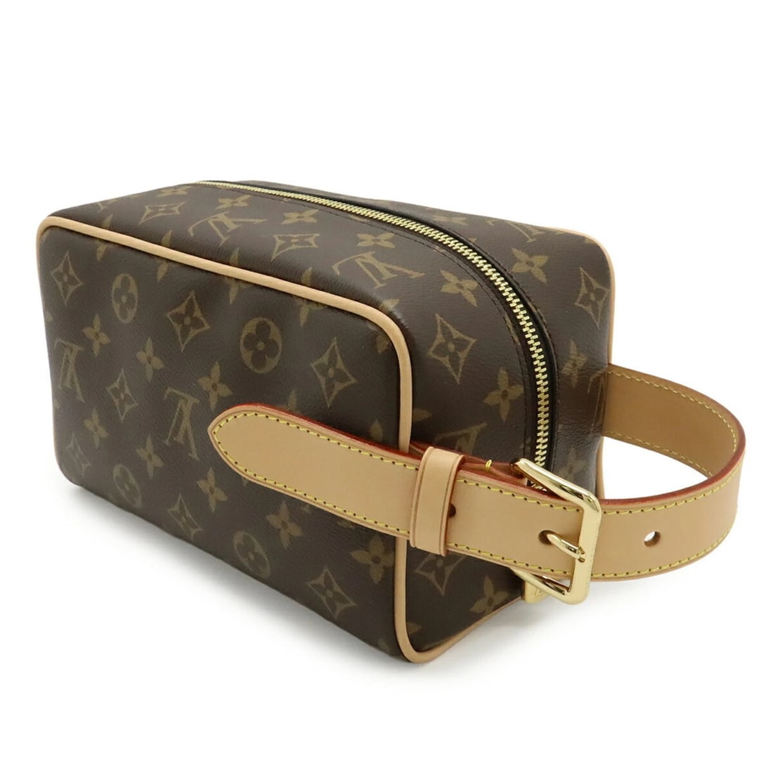 LOUIS VUITTON MONOGRAM LOCKER DOPP KIT SECOND BAG - 3