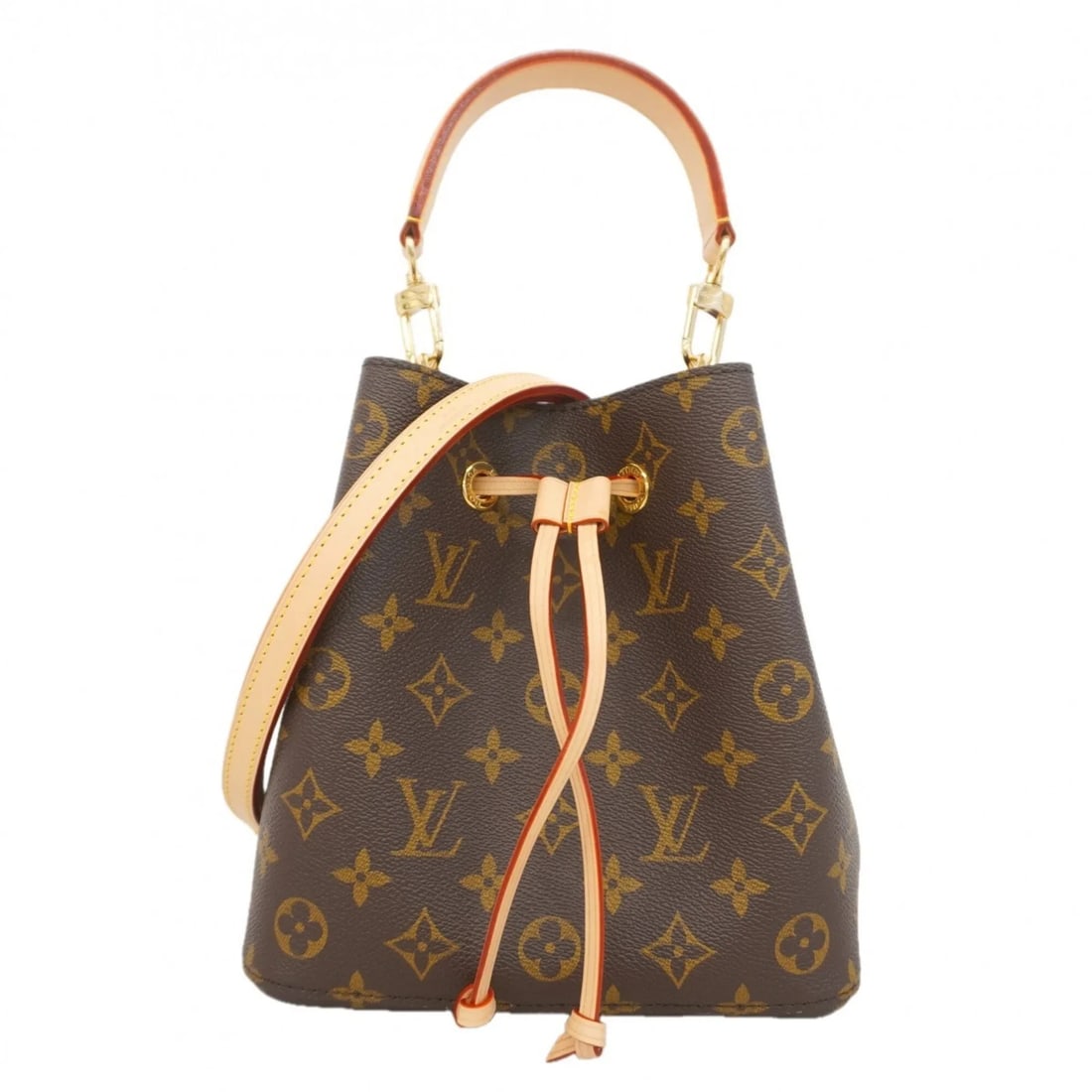 LOUIS VUITTON MONOGRAM NEONOE BB HANDBAG BROWN 2-WAY BAG (1 of 4)