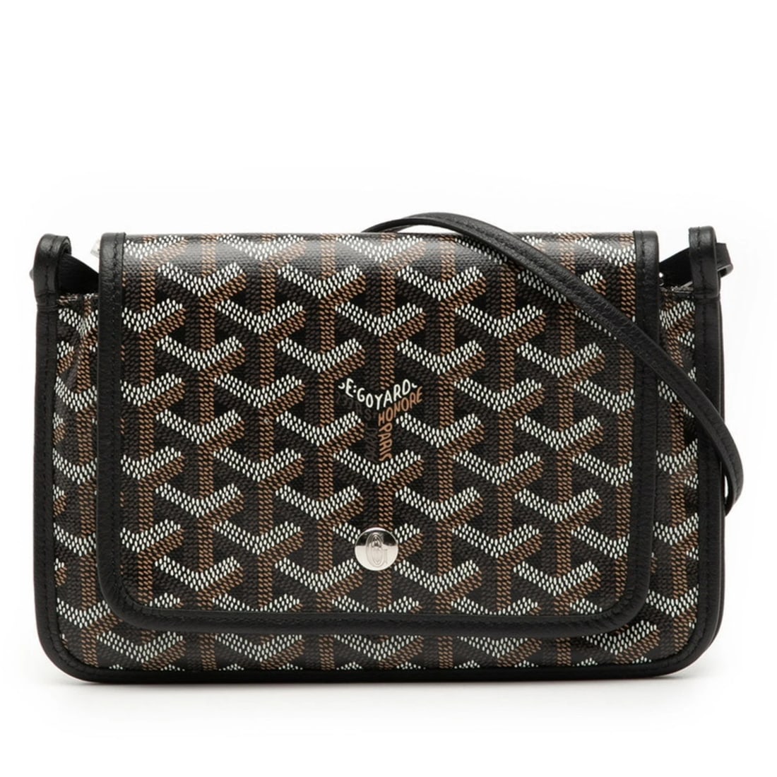 GOYARD PLUMET SHOULDER BAG POUCH WALLET BLACK MULTICOLOR: Goyard Plumet Shoulder Bag Pouch Wallet Black Multicolor Brand: Goyard Type/Style: Shoulder bag Material: PVC,Leather Color: Black,Multicolor Size: (HxWxD)13.5cm x 20.5cm x 5.00mm / 5.31'' x 8.07'' x 