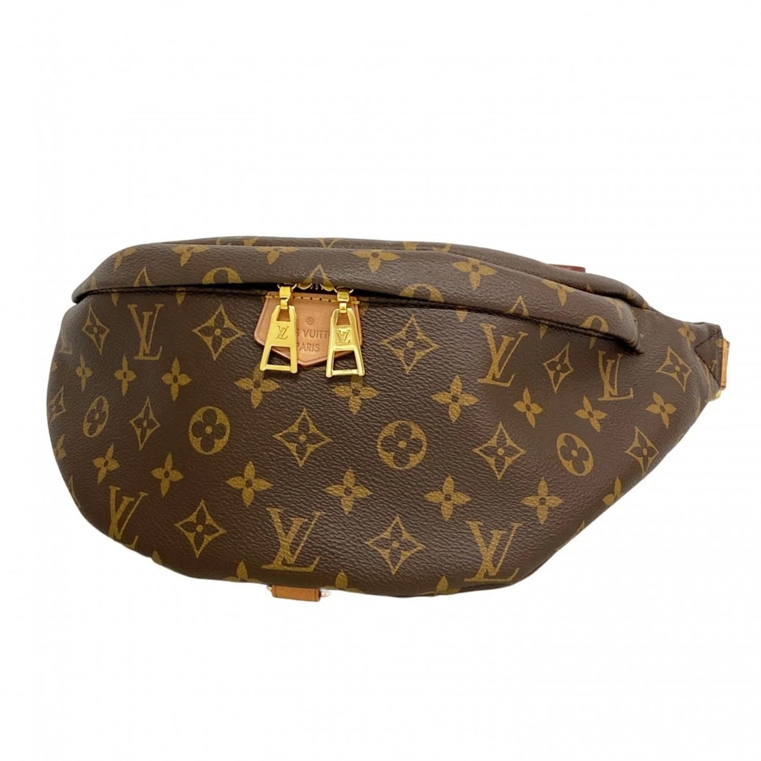LOUIS VUITTON MONOGRAM BUMBAG BROWN BAG: Louis Vuitton Monogram Bumbag Brown Bag Brand: Louis Vuitton Type/Style: Sling bag Material: None Color: Brown Size: (HxWxD)16cm x 37cm x 14cm / 6.29'' x 14.56'' x 5.51'' Accessories: None