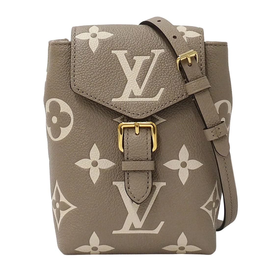 LOUIS VUITTON BICOLOR MONOGRAM EMPREINTE HANDBAG WOMEN: LOUIS VUITTON Bicolor Monogram Empreinte Handbag Women Brand: Louis Vuitton Type/Style: Handbag Material: Monogram Empreinte , Leather Color: Beige Bicolor Size: (HxWxD)17cm x 12cm x 7.5cm / 6.69'' x 