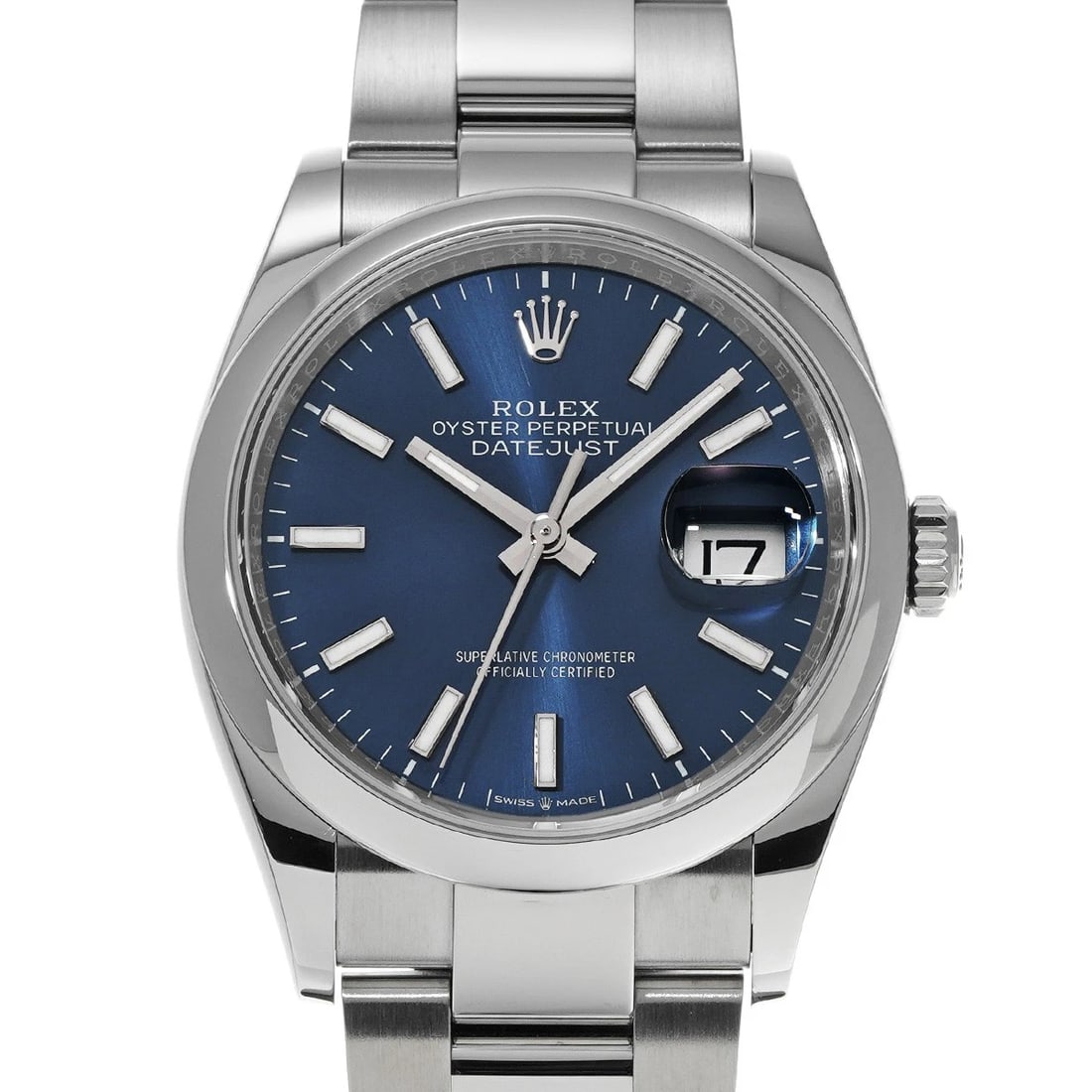 ROLEX BRIGHT BLUE WATCH: ROLEX Bright blue Watch Brand: ROLEX Type/Style: Wristwatch Material: Band Material Stainless steel, Case Material Stainless steel Color: Dial Color Bright blue Size: ?Case? H/about 36mm W/about 36mm 