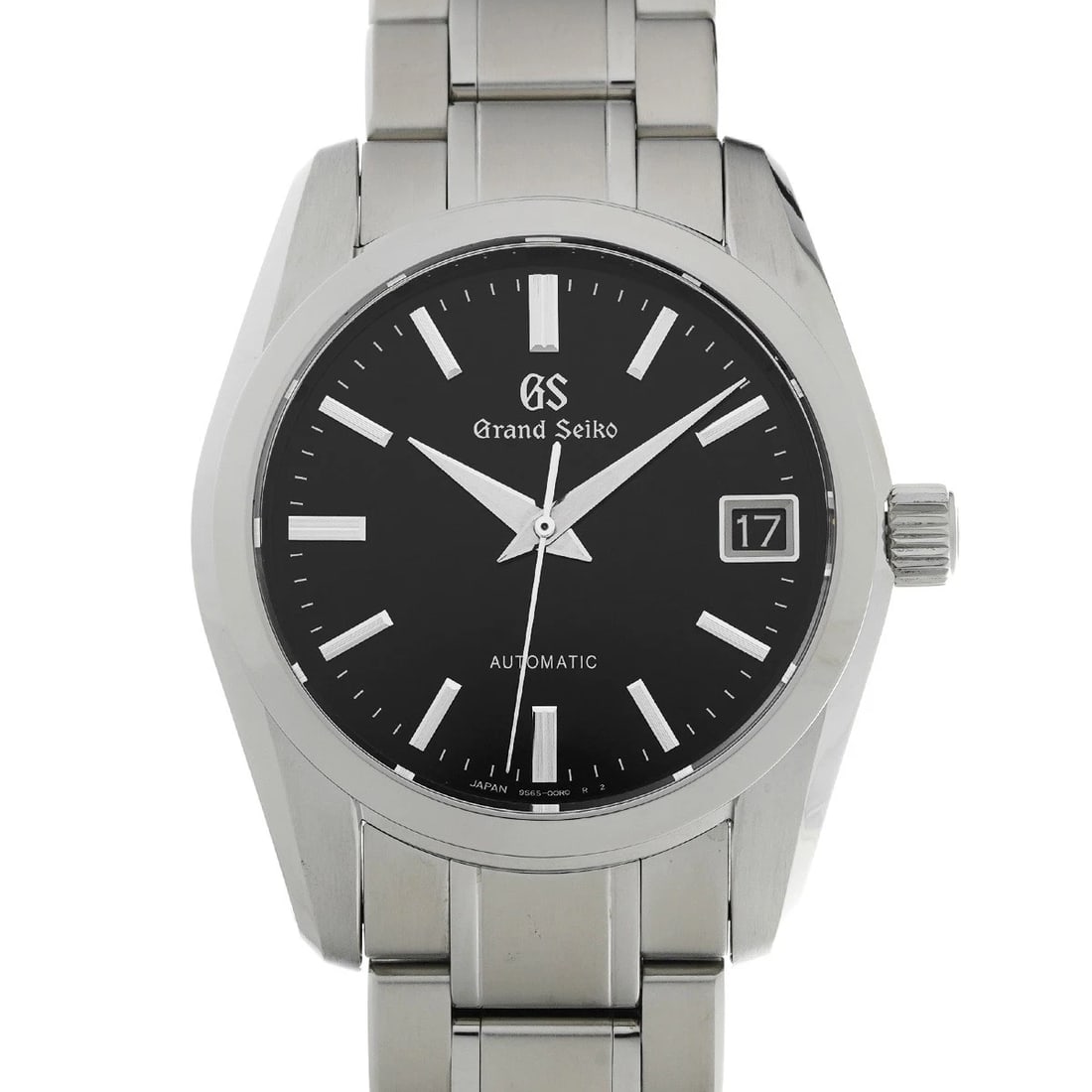GRAND SEIKO HERITAGE COLLECTION MECHANICAL BLACK WATCH: Grand Seiko Heritage Collection Mechanical black Watch Brand: Grand Seiko Type/Style: Wristwatch Material: Band Material Stainless steel, Case Material Stainless steel Color: Dial Color black Size:
