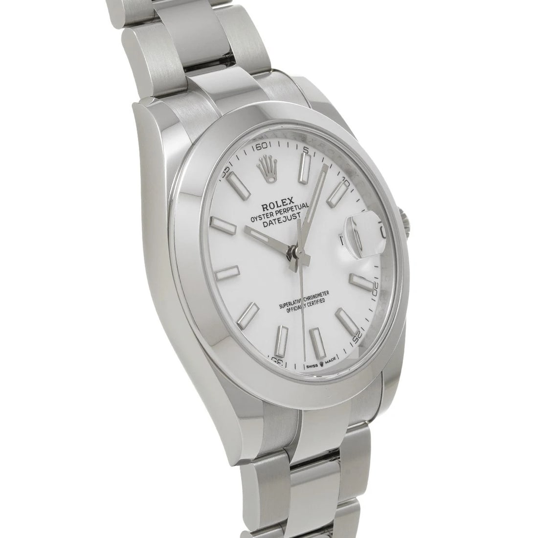 ROLEX WHITE WATCH - 3