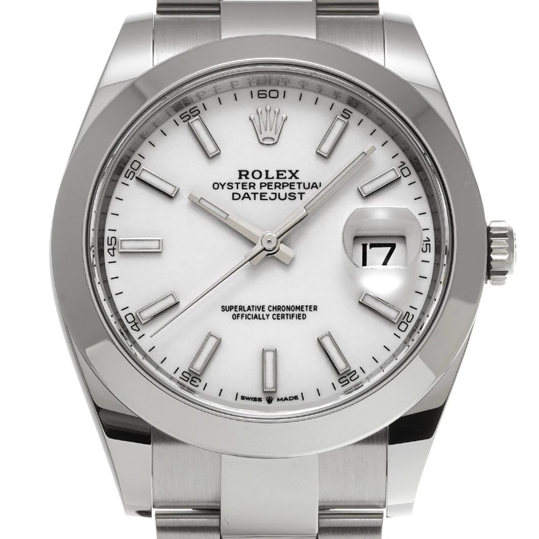 ROLEX WHITE WATCH - 4