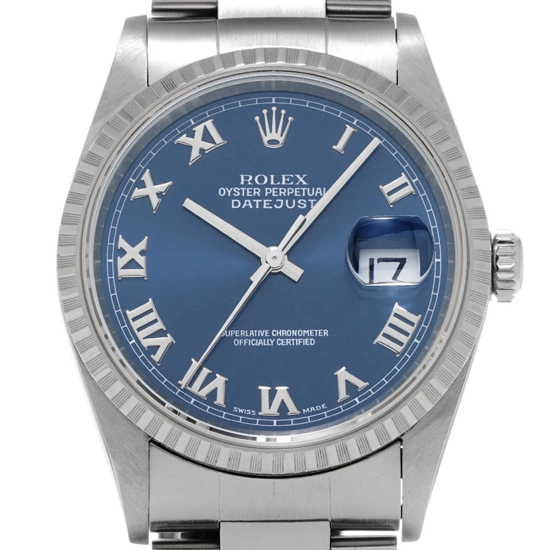 ROLEX BLUE WATCH - 4