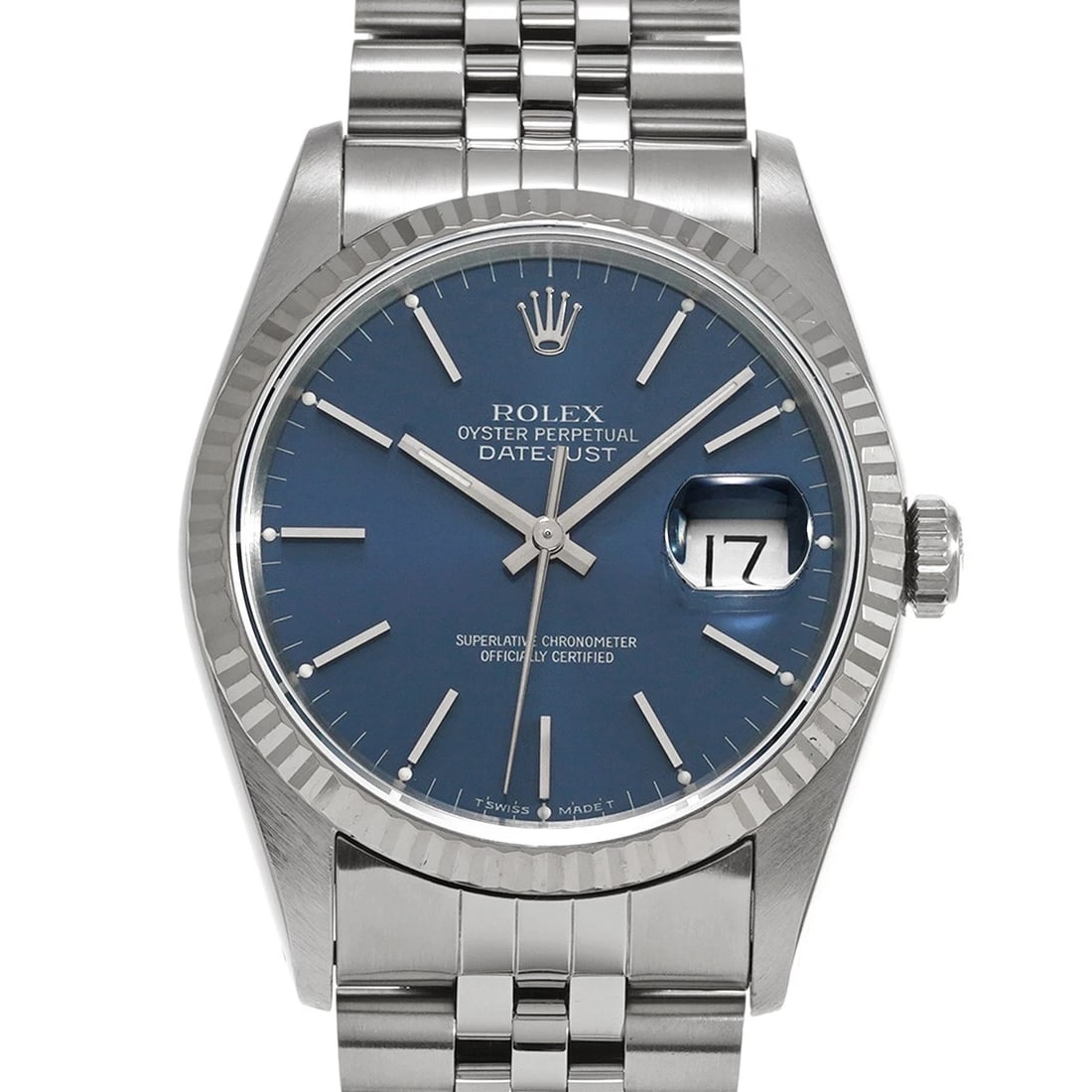 ROLEX BLUE WATCH - 4