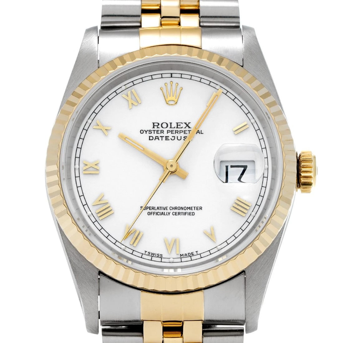 ROLEX WHITE WATCH - 4