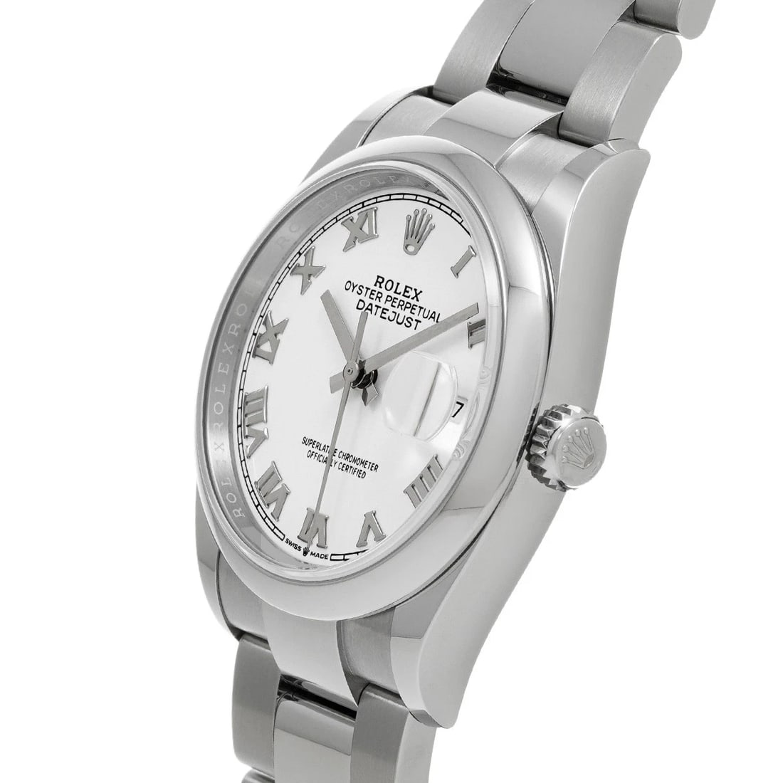 ROLEX WHITE WATCH - 2