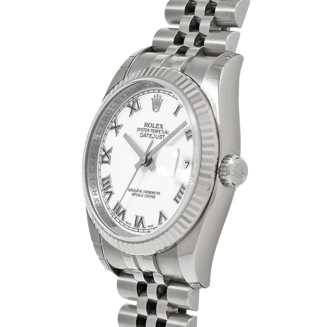 ROLEX WHITE WATCH - 2