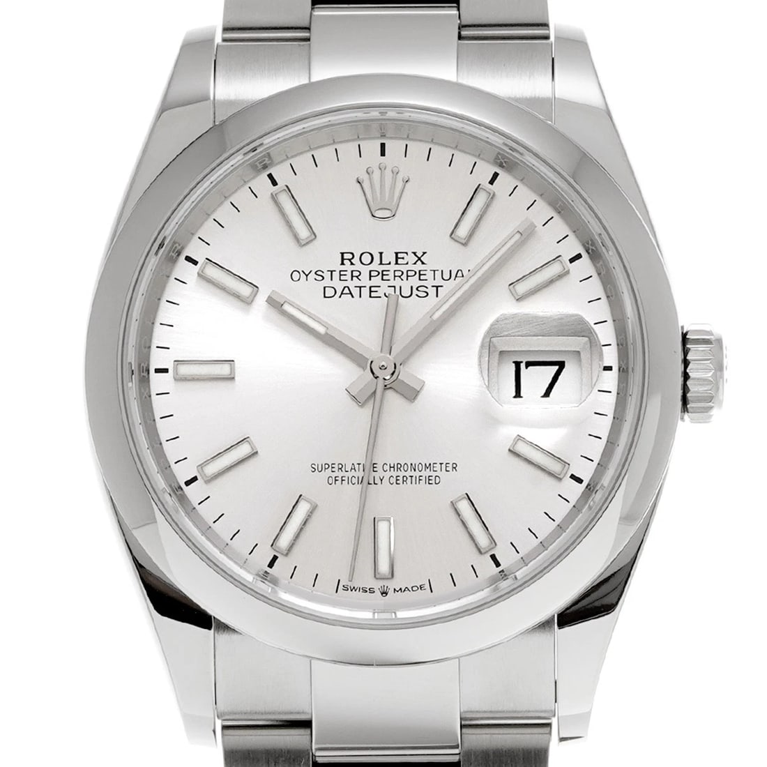 ROLEX SILVER WATCH - 5