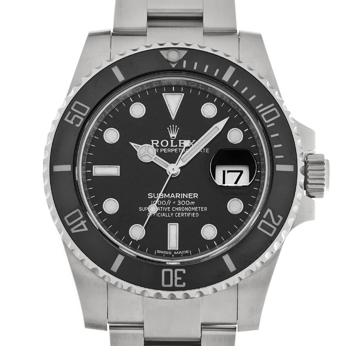 ROLEX SUBMARINER BLACK WATCH - 4