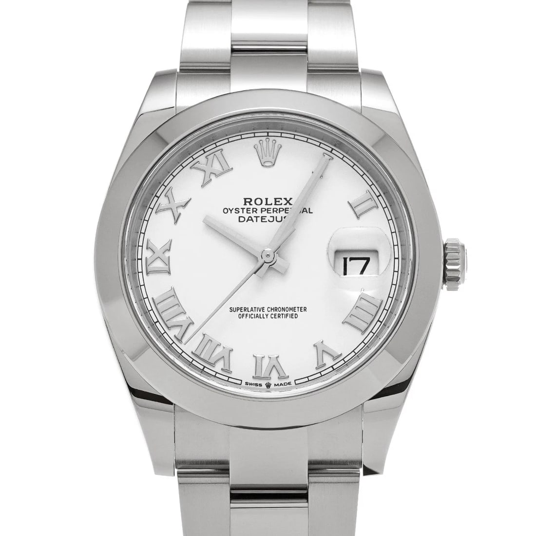 ROLEX WHITE WATCH: ROLEX white Watch Brand: ROLEX Type/Style: Wristwatch Material: Band Material Stainless steel, Case Material Stainless steel Color: Dial Color white Size: ?Case? H/about 41mm W/about 41mm