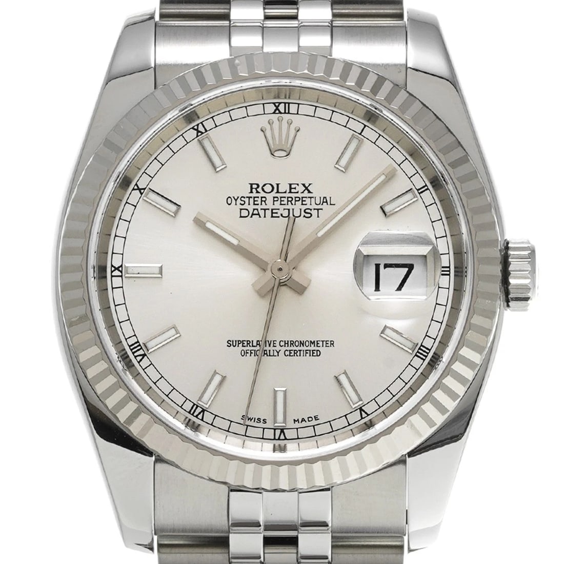 ROLEX SILVER WATCH - 4