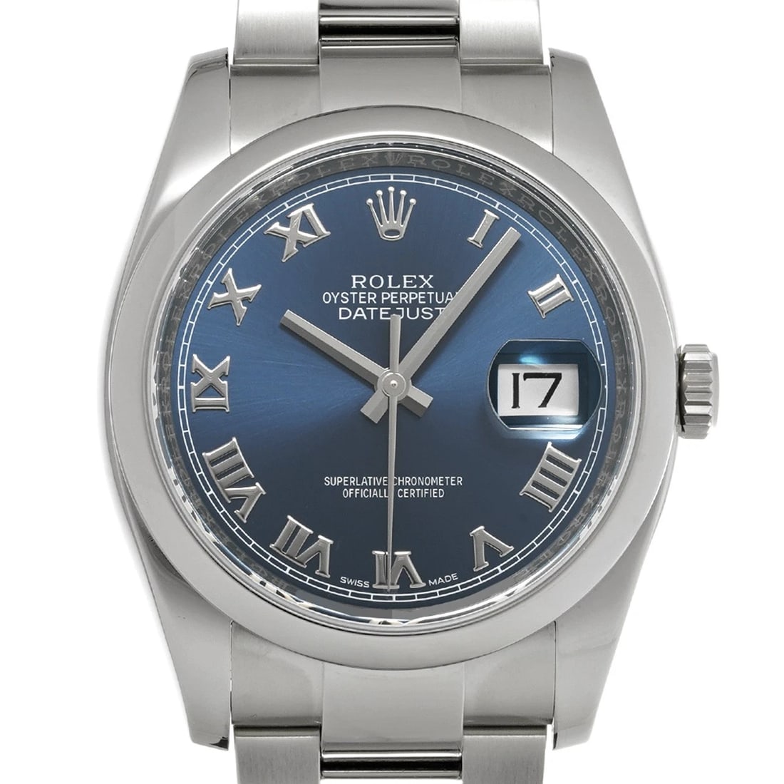 ROLEX BLUE WATCH - 4