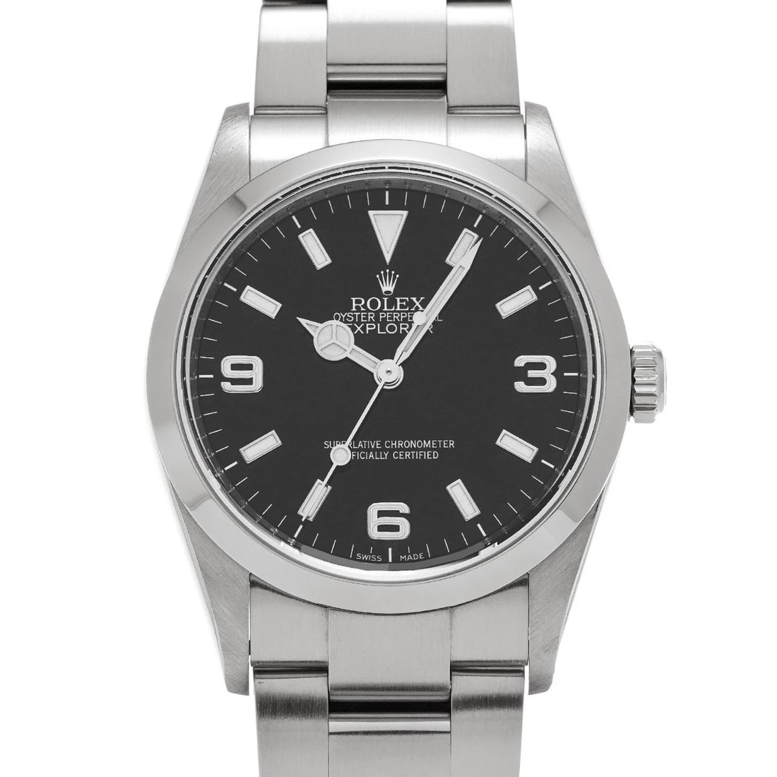 ROLEX EXPLORER BLACK WATCH: ROLEX Explorer black Watch Brand: ROLEX Type/Style: Wristwatch Material: Band Material Stainless steel, Case Material Stainless steel Color: Dial Color black Size: ?Case? H/about 36mm W/about 36mm