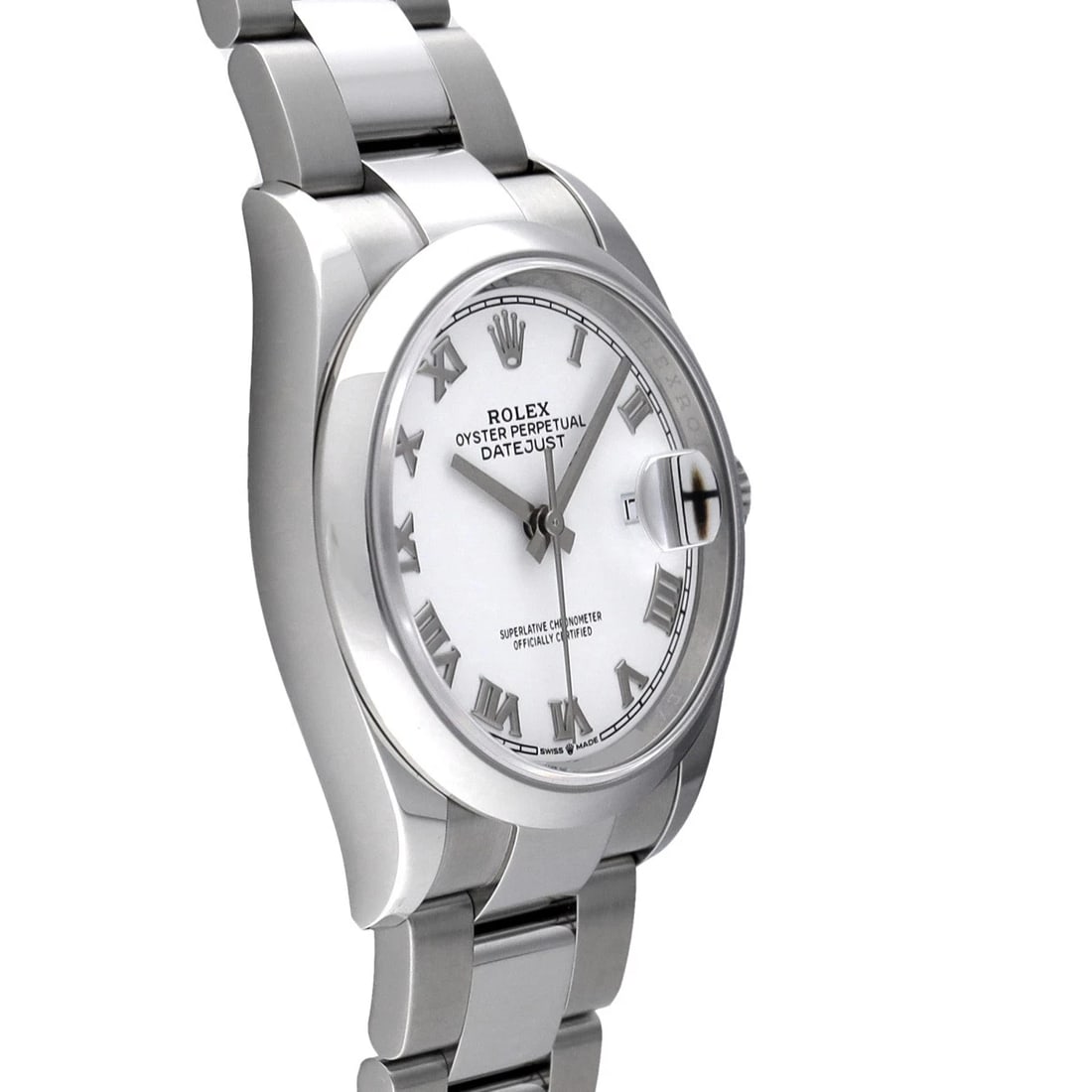 ROLEX WHITE WATCH - 3