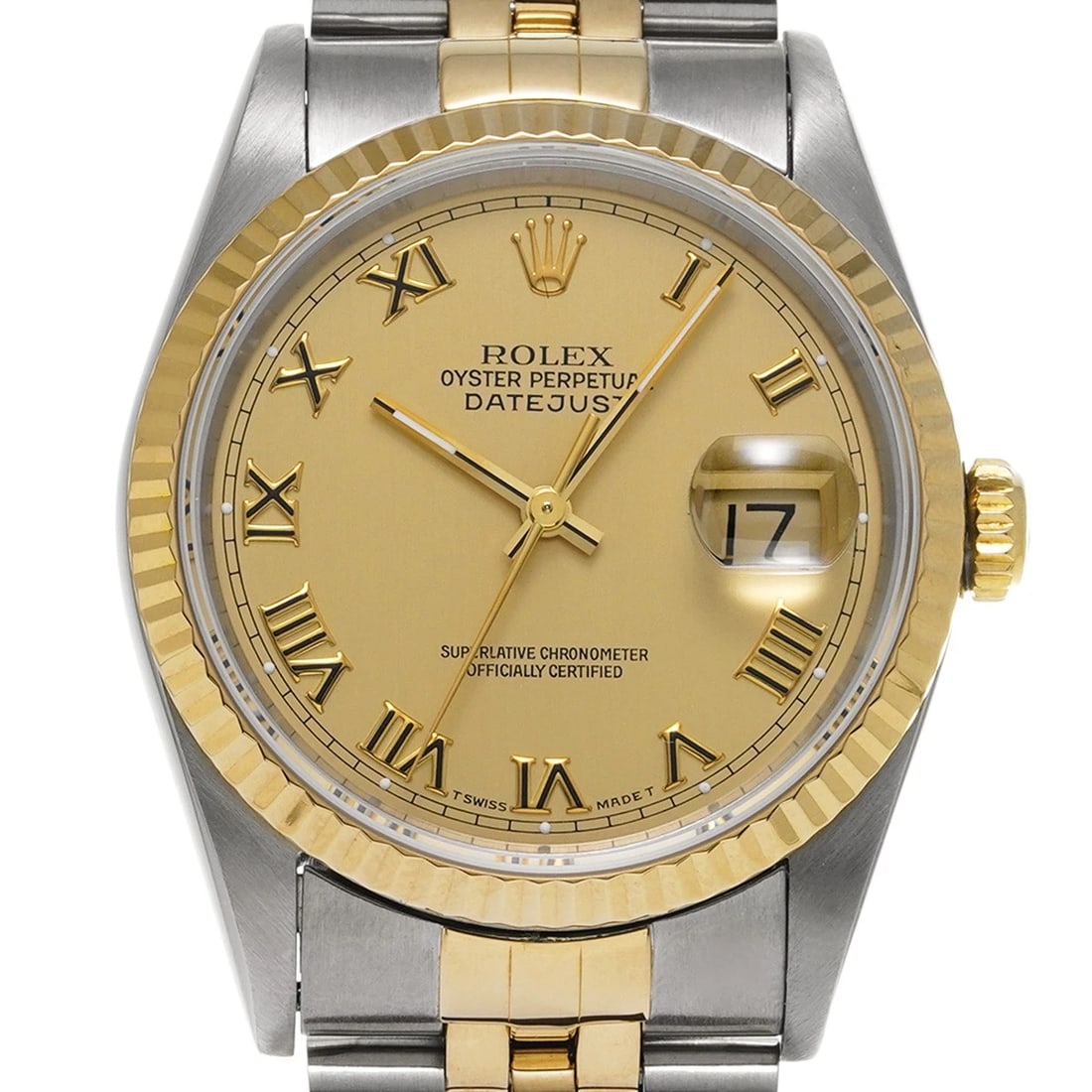 ROLEX CHAMPAGNE WATCH - 4
