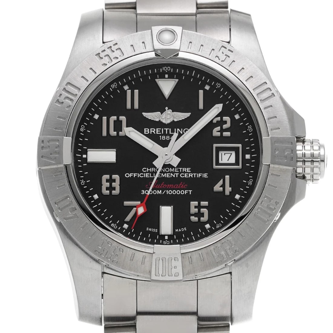 BREITLING AVENGER BLACK WATCH - 4