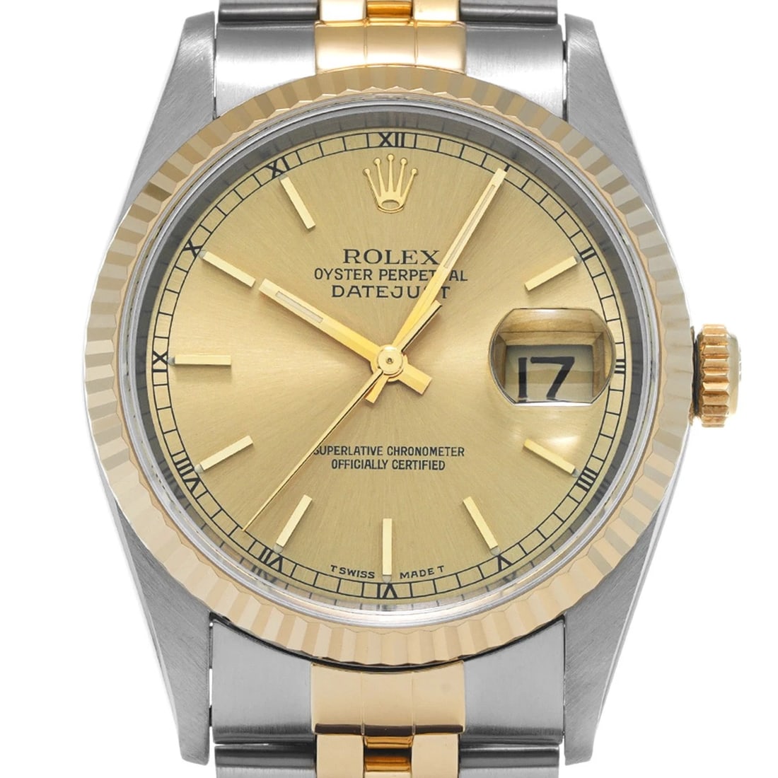 ROLEX CHAMPAGNE WATCH - 4