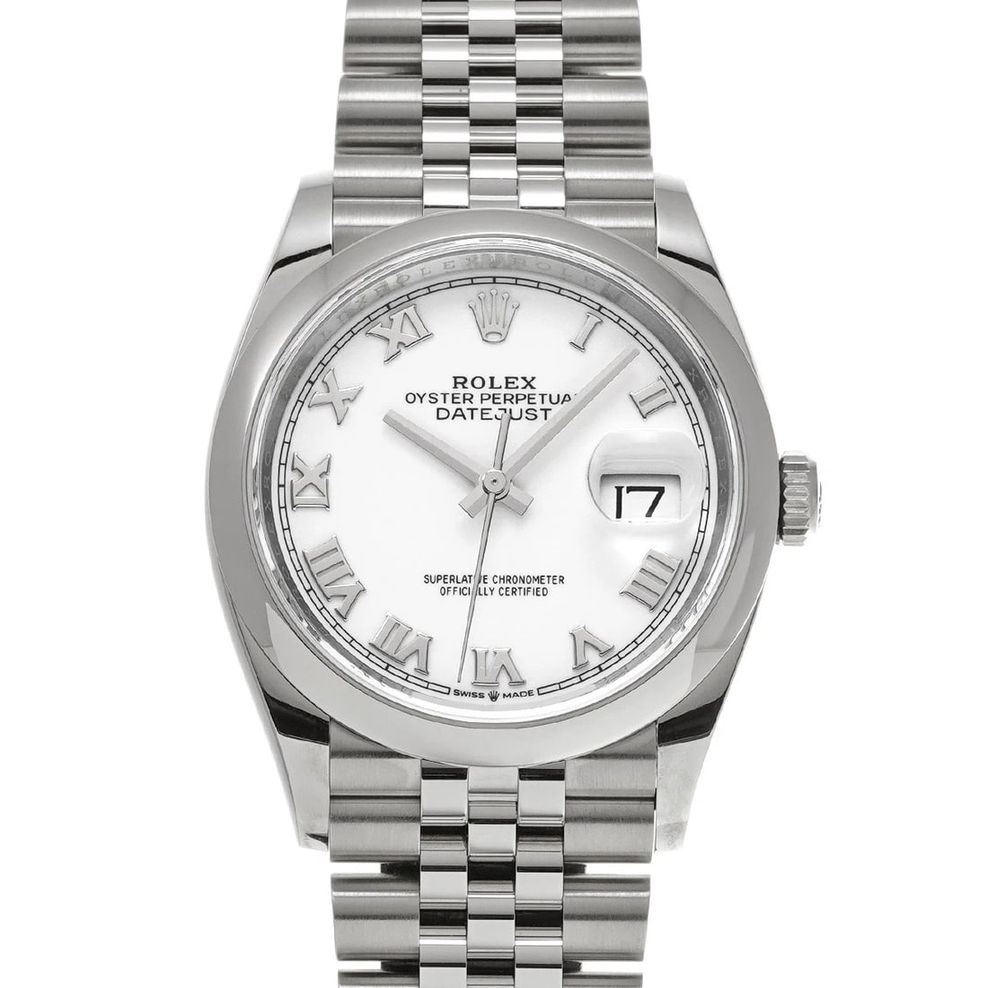 ROLEX WHITE WATCH: ROLEX white Watch Brand: ROLEX Type/Style: Wristwatch Material: Band Material Stainless steel, Case Material Stainless steel Color: Dial Color white Size: ?Case? H/about 36mm W/about 36mm Circumferenc