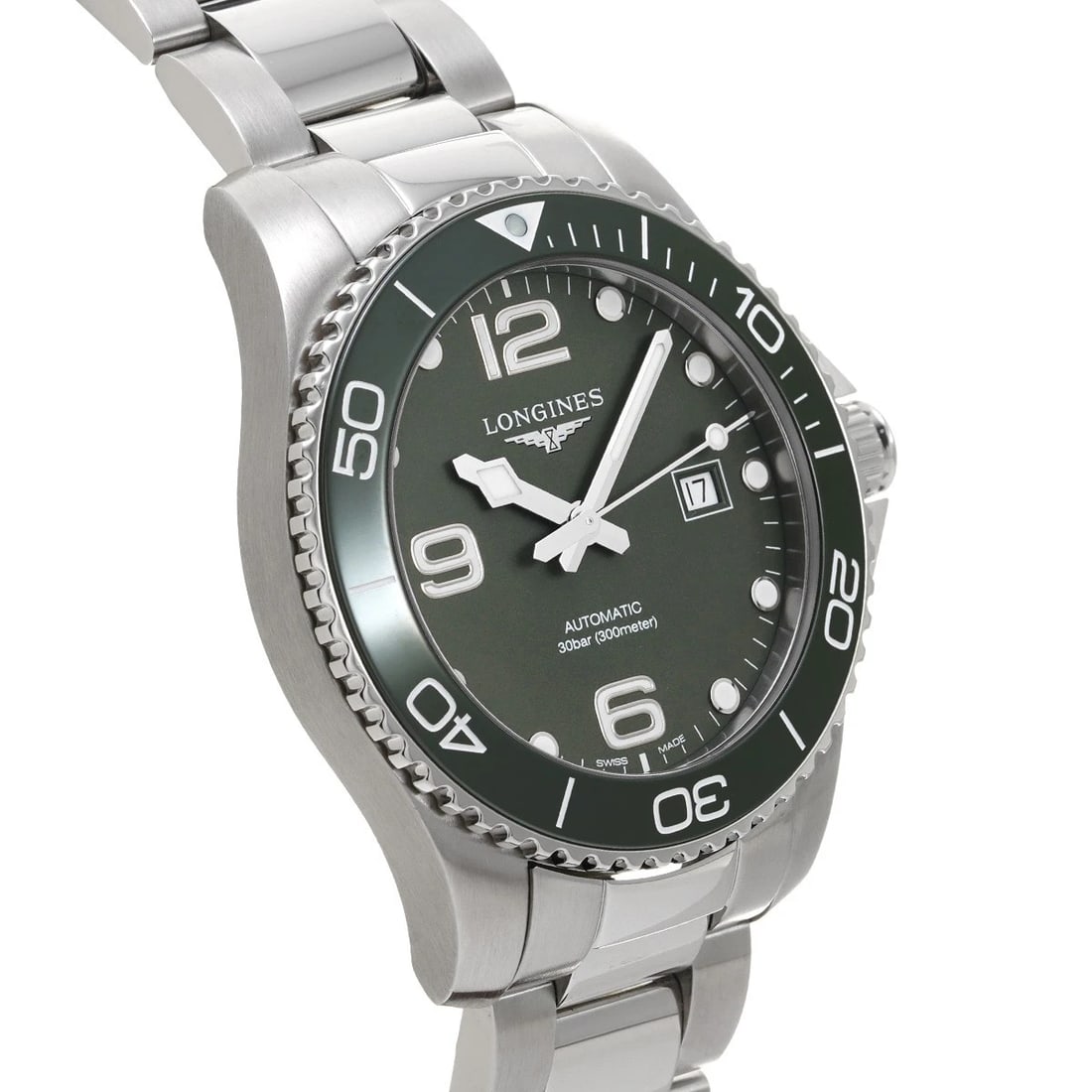 LONGINES HYDROCONQUEST KHAKI WATCH - 3