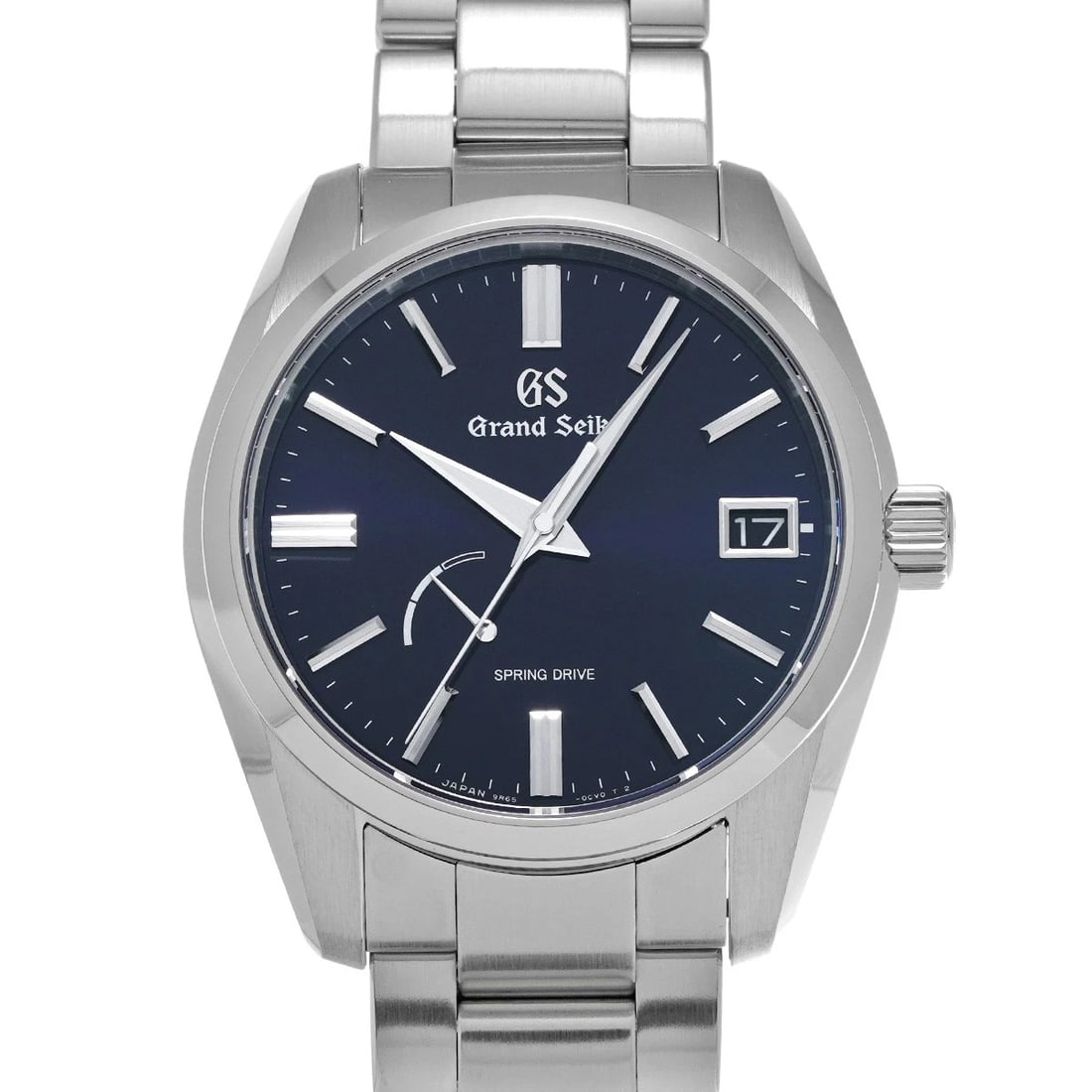 GRAND SEIKO HERITAGE COLLECTION SPRING DRIVE BLACK WATCH: Grand Seiko Heritage Collection Spring Drive black Watch Brand: Grand Seiko Type/Style: Wristwatch Material: Band Material Stainless steel, Case Material Stainless steel Color: Dial Color black Size: