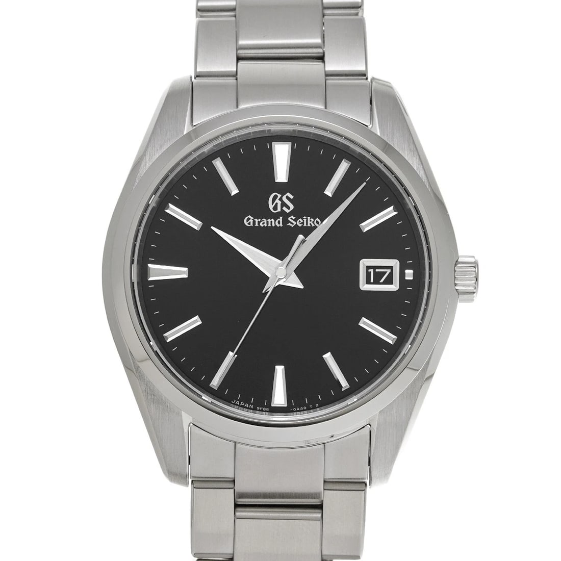 GRAND SEIKO HERITAGE COLLECTION QUARTZ BLACK WATCH: Grand Seiko Heritage Collection Quartz black Watch Brand: Grand Seiko Type/Style: Wristwatch Material: Band Material Stainless steel, Case Material Stainless steel Color: Dial Color black Size:
