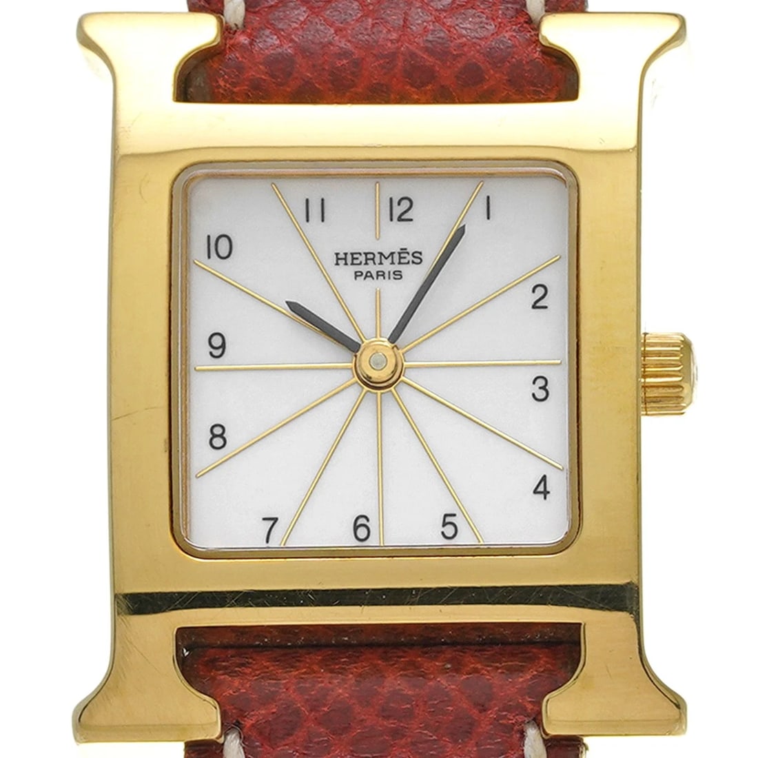 HERMES WHITE WATCH - 4