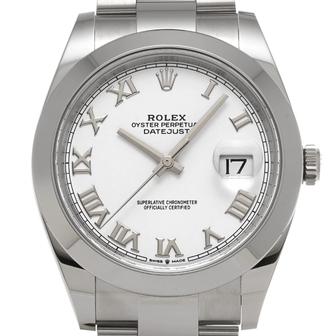 ROLEX WHITE WATCH - 4