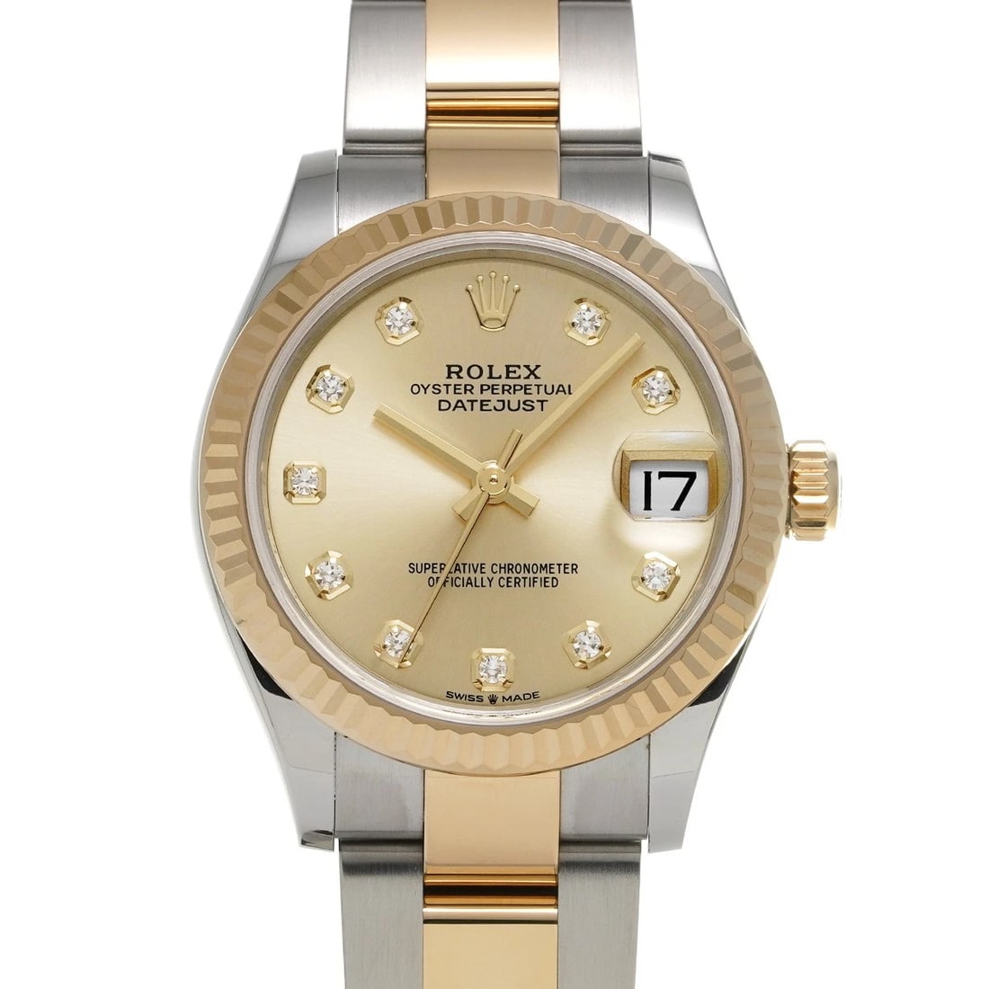 ROLEX CHAMPAGNE WATCH: ROLEX Champagne Watch Brand: ROLEX Type/Style: Wristwatch Material: Band Material Stainless steel/Yellow Gold, Case Material Stainless steel Color: Dial Color Champagne Size: ?Case? H/about 31mm W/abo