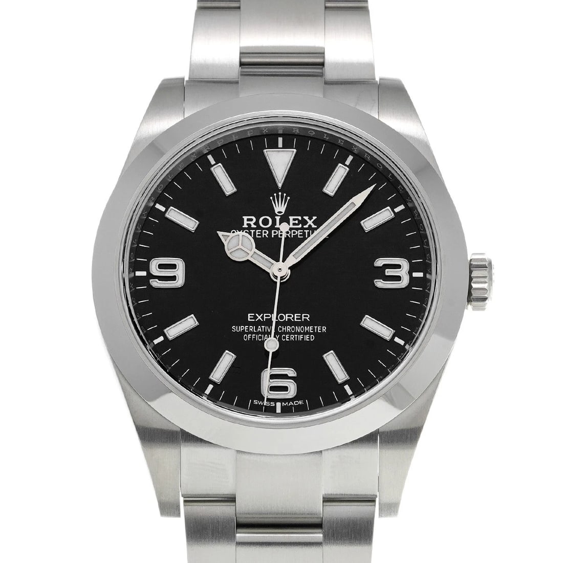 ROLEX EXPLORER BLACK WATCH: ROLEX Explorer black Watch Brand: ROLEX Type/Style: Wristwatch Material: Band Material Stainless steel, Case Material Stainless steel Color: Dial Color black Size: ?Case? H/about 39mm W/about 39mm